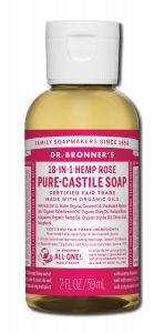 Dr Bronners - Magic SOAP Travel Organic Liquid SOAP Rose