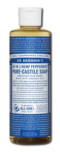 Dr Bronners - Liquid Castile Soap Peppermint 8 oz