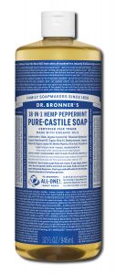 Dr Bronners - Liquid Castile Soap Peppermint 32 oz
