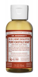 Dr Bronners - Magic Soap Travel Organic Liquid Soap Eucalyptus 2 oz