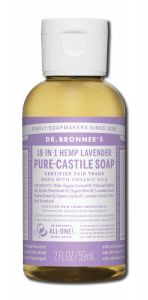 Dr Bronners - Magic Soap Travel Organic Liquid Soap Lavender 2 oz