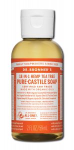 Dr Bronners - Magic Soap Travel Organic Liquid Soap Tea Tree 2 oz
