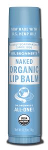 Dr Bronners - Organic Lip Balms Naked