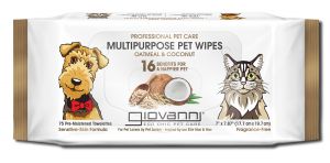 Giovanni - Professional Pet ColleCTion Multipurpose Wipe Oatmeal and Coconut 75 CT