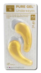 Earth Therapeutics - Facial Treatment Pure Gel Under Eye 1 Pair Gold