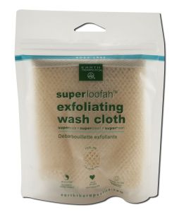 EArth TherApeutiCs - LoofAh BAth ACCessories Super WAsh Cloth