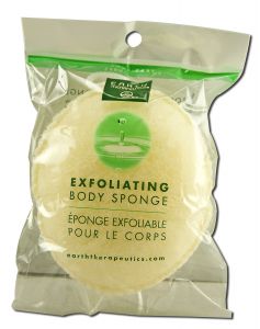 ''Earth Therapeutics - Implements Exfoliating Oval Body Sponge 4 X 5''''''''''