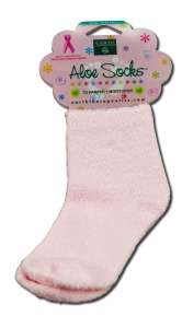 Earth Therapeutics - Foot & Pumice Products Aloe Infused SOCK - Pink