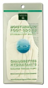 Earth Therapeutics - Foot & Pumice Products Moisture SOCKS White One Size