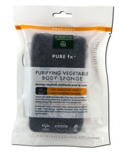 EArth TherApeutiCs - BodyCAre ACCessories Purifying VegetABle Body Sponge ChArCoAl