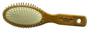 Ambassador HAIRbrushes (by Faller) - HAIRbrushes - Wooden Handle with Pneumatic Brushes Wood Small O