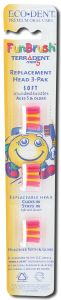 Eco-dent - TerraDent Toothbrushes Child23 Refill Soft 3 pk