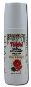 DeodorAnt Stones OF AmericA - ThAi DeodorAnt Products Liquid Roll-On Citrus And Juniper 3 oz