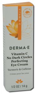 Derma E - VITAMIN c Skin Care No Dark Circle Perfecting Eye Cream .5 oz
