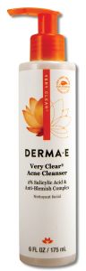 Derma E - Very Clear Skin Care Clear Skin 1\/Problem Skin Cleaner 6 oz