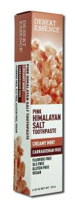 Desert Essence - Dental Care Tea Tree Pink Himalayan Salt Mint Carrageenan Free TOOTHPASTE 6.25 oz