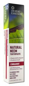 Desert Essence - Dental Care Natural Neem Cinnamint TOOTHPASTE 6.25 oz