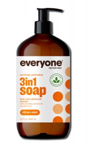 Eo Products - EO 3 In 1 Everyone SOAP: Shower Gel Bubble Bath Shampoo Citrus Mint