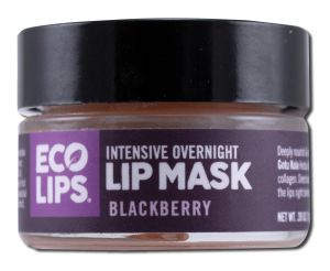 Eco Lips - Lip SCRUB Blackberry Lip Mask .39 oz Jar