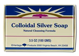 Heritage Store - Bar SOAP Colloidal Silver 3.5 oz