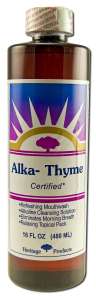 Heritage Store - Mouth CARE Products Alka Thyme Mouthwash 16 oz