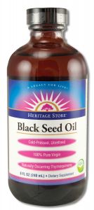 Heritage Store - Heritage Store BODY Care Black Seed OIL Organic 8 oz