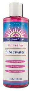 Heritage Store - Flower Waters Rosewater 8 oz