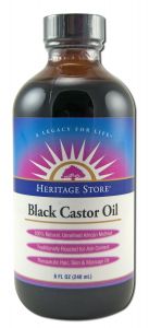 Heritage Store - Castor Oil Black Castor Oil 8 oz