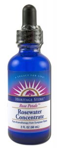 Heritage Store - FLOWER Waters Rosewater Concentrate 2 oz