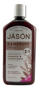 Jason Body Care - Hair Care & Scalp Therapy Dandruff Relief 2 in 1 SHAMPOO + Conditioner 12 oz