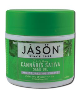 Jason BODY Care - Cremes De-Stress Cannabis Sativa Seed OIL Moisturizing Creme 4 oz