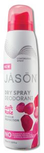 Jason Body Care - PERSONAL Care and Deodorants Soft Rose Dry Spray 3.8 oz