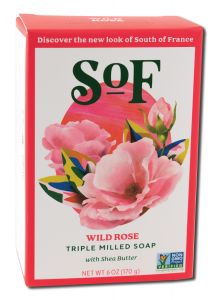 South Of France - French Milled Bar SOAP Climbing Wild Rose Oval 6 oz