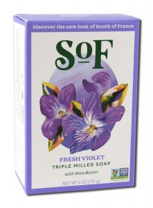 South Of France - French Milled Bar SOAP Violet Bouquet 6 oz