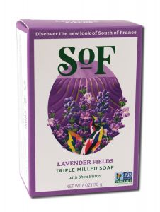 South Of France - French Milled Bar SOAP Lavender Fields Oval 6 oz