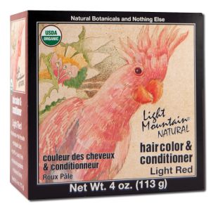 Light Mountain - Natural HAIR Color and Conditioner Light Red