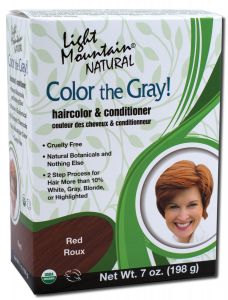 Light Mountain - Color the Gray Natural HAIRcolor and Conditioner Red