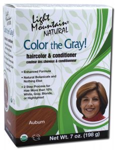 Light Mountain - Color the Gray Natural HAIRcolor and Conditioner Auburn
