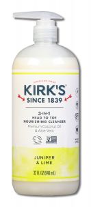 Kirks Natural Products - Castile Body Care 3 in 1 Head to Toe Nourishing Cleanser Juniper and Lime 3
