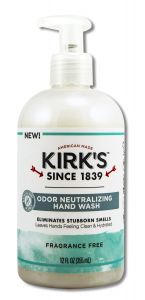 Kirks Natural Products - Odor Neutralizing Hydrating Hand SOAP Fragrance Free 12 oz