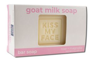Kiss My Face - Bar SOAPs Goat Milk Rose + Magnolia 5 oz