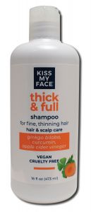 Kiss My Face - Aromatherapeutic Hair Care Thick and Full SHAMPOO 16 oz