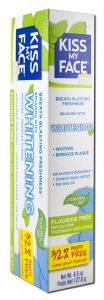 Kiss My Face - Organic Oral Care Whitening Gel TOOTHPASTE Cool Mint 4.5 oz