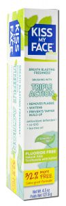 Kiss My Face - Organic Oral Care Triple Action Gel Cool Mint TOOTHPASTE 4.5 oz