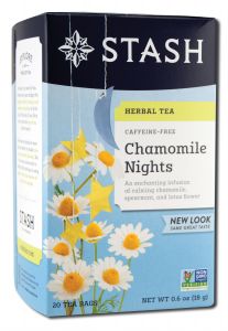 Stash Tea Company - Caffeine Free Herbal Tea Chamomile Nights 20 Count