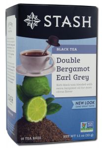 Stash Tea Company - Black Tea Blends (contain Caffeine) Double Bergamot Earl Grey 18 ct