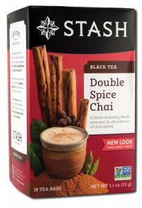 Stash Tea Company - Black Tea Blends (contain Caffeine) Double Spice Chai 18 ct
