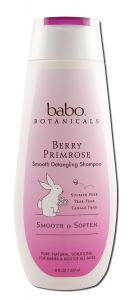 Babo Botanicals - Smooth & Detangling Smoothing SHAMPOO and Wash Berry Primrose 8 oz