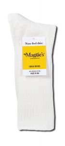 Maggies Functional Organics - Cotton Crew Singles White 9-11