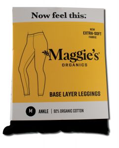 Maggies Functional Organics - Ankle LEGGINGS Black Medium